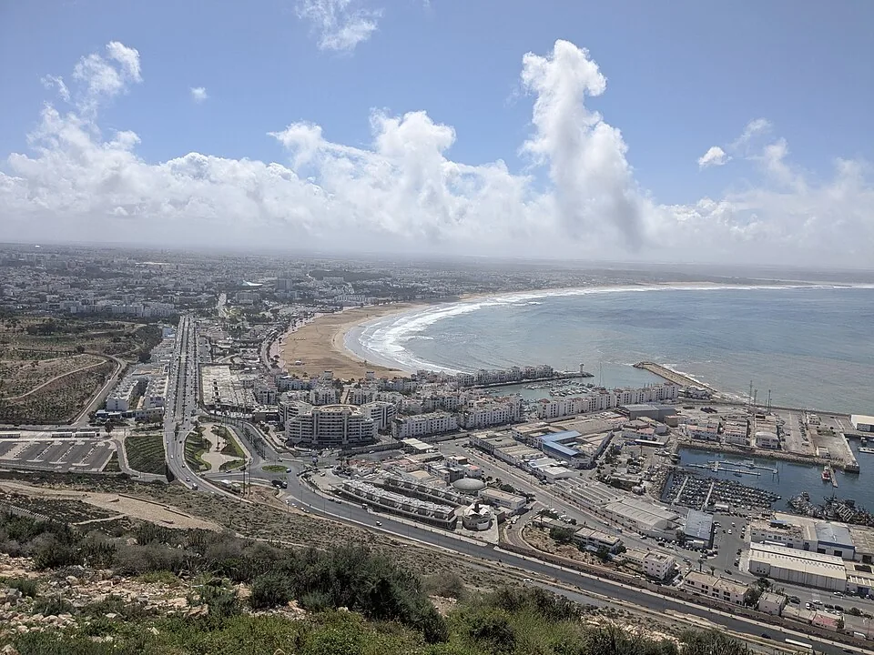 阿加迪尔(Taghazout 冲浪带)城市风景