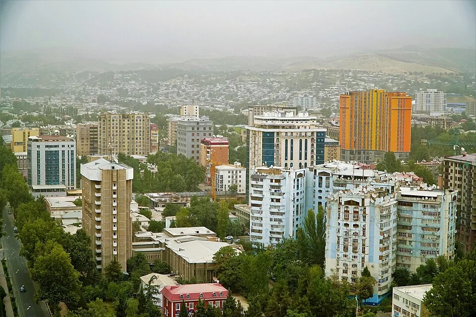 杜尚别城市风景