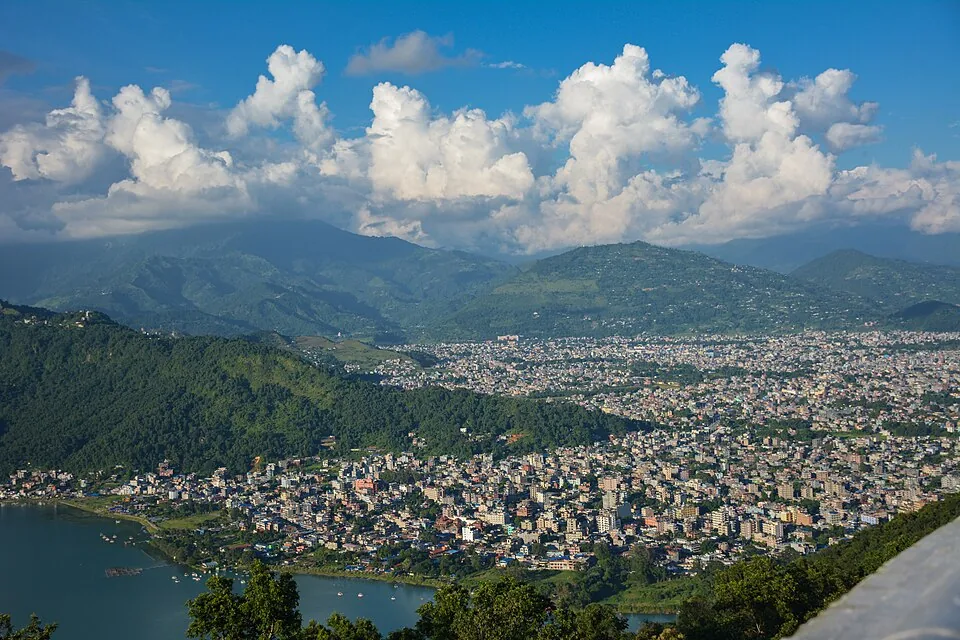 博卡拉城市风景
